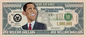 Presidential Million Dollar Bill