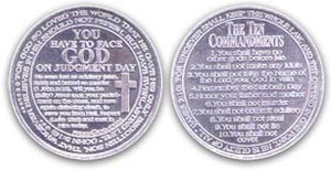 Ten Commandment Coins