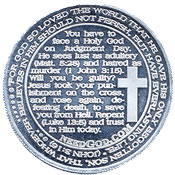 Ten Commandments Coin Tract